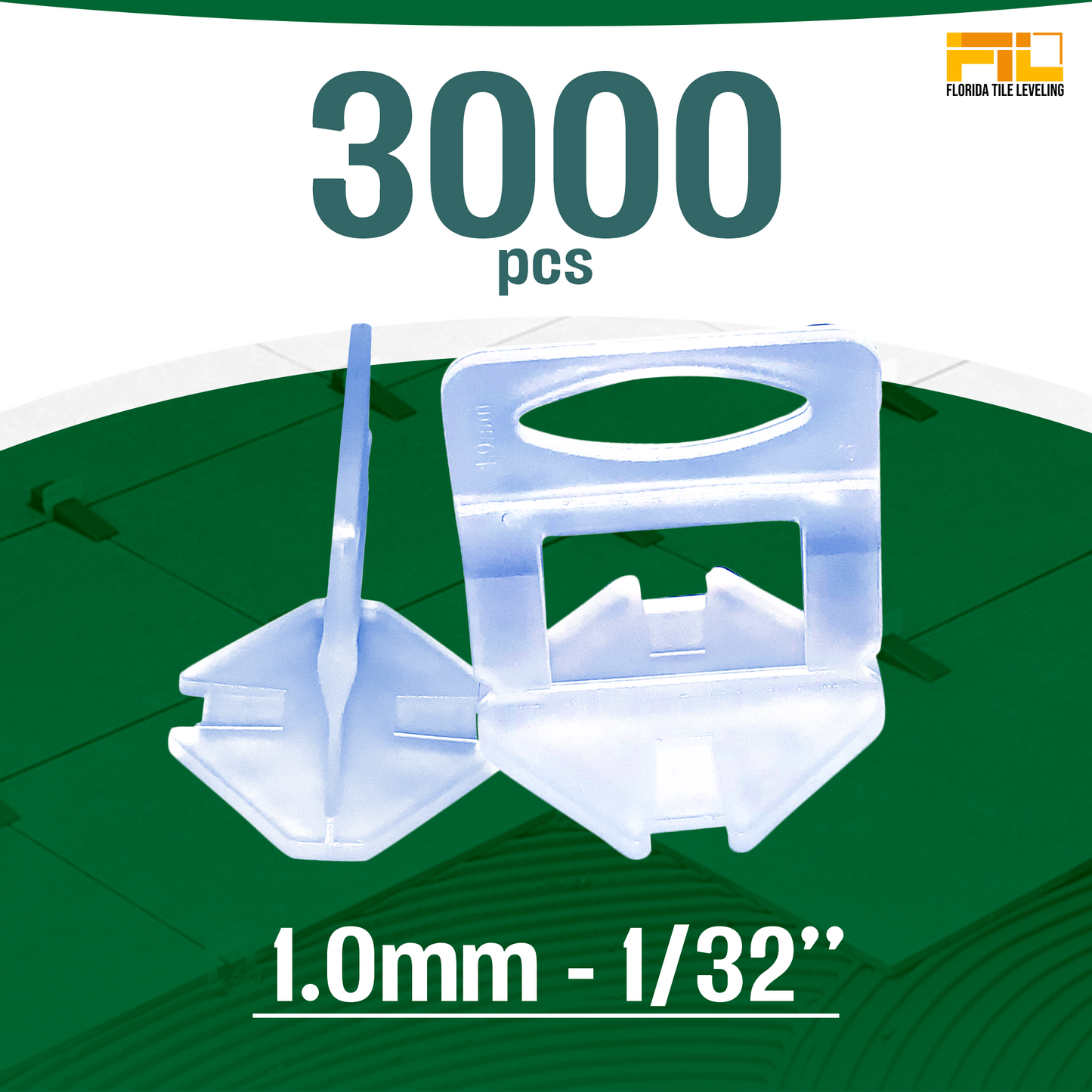 Tile Leveling System Clips - 1.0mm | 1/32