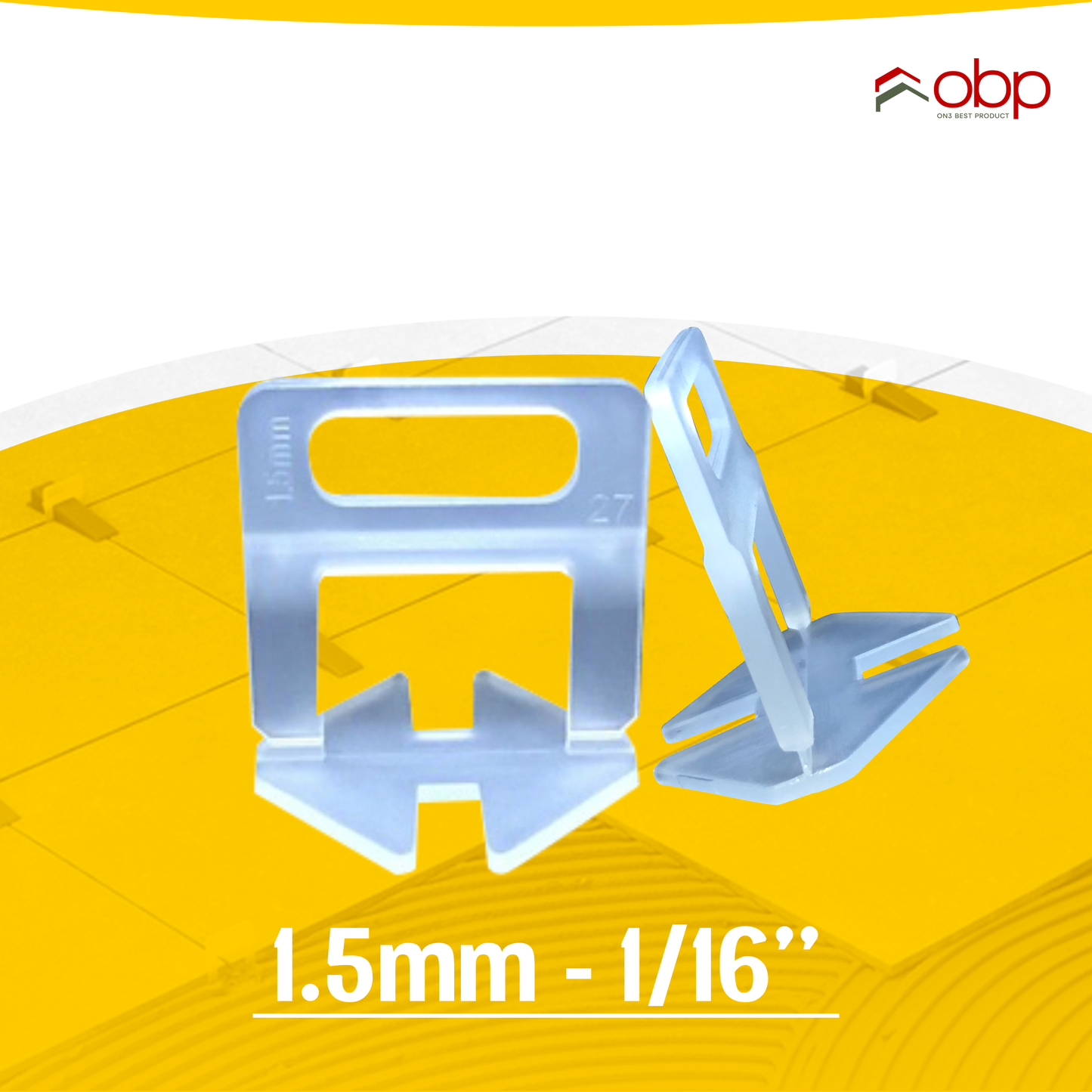 Tile Leveling System Clips 1.5mm | 1/16