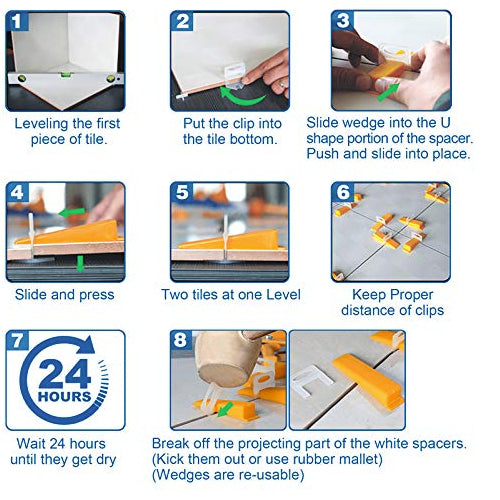 Tile Leveling System Clips - 1.0mm | 1/32